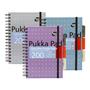 Wirebound notebook, A5, lined, 100 sheets, PUKKA PAD 
